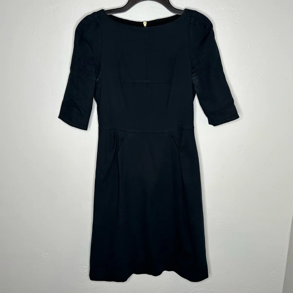 Louis Vuitton Vintage Uniformes Black Uniform Zipper Dress - Picture 2 of 10